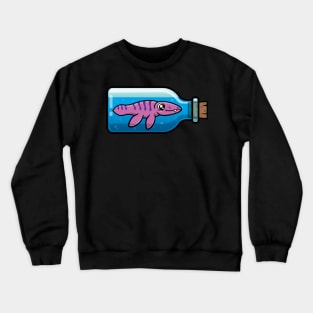 Mosasaurus in a Bottle Crewneck Sweatshirt